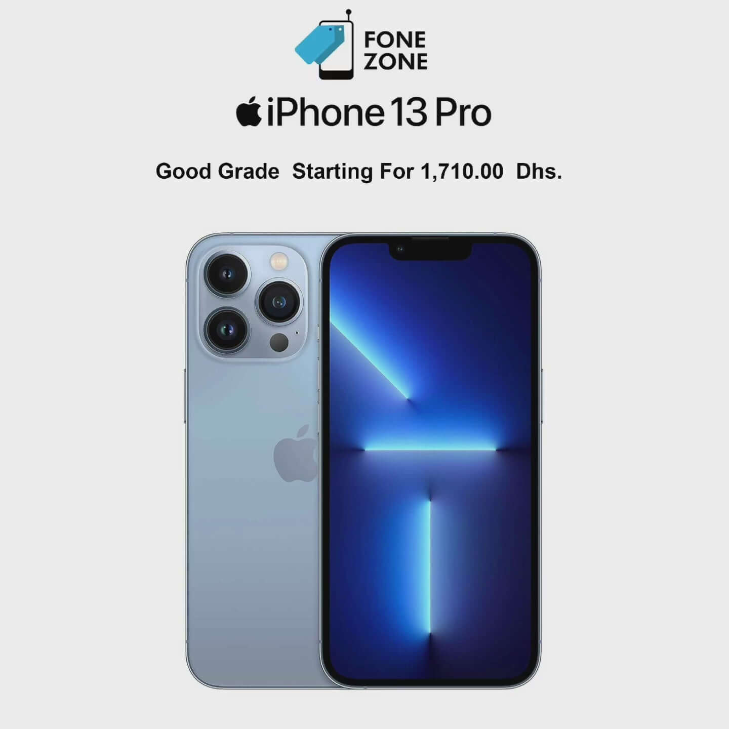 Apple iPhone 13 Pro 128GB Graphite Good (Part Change Message