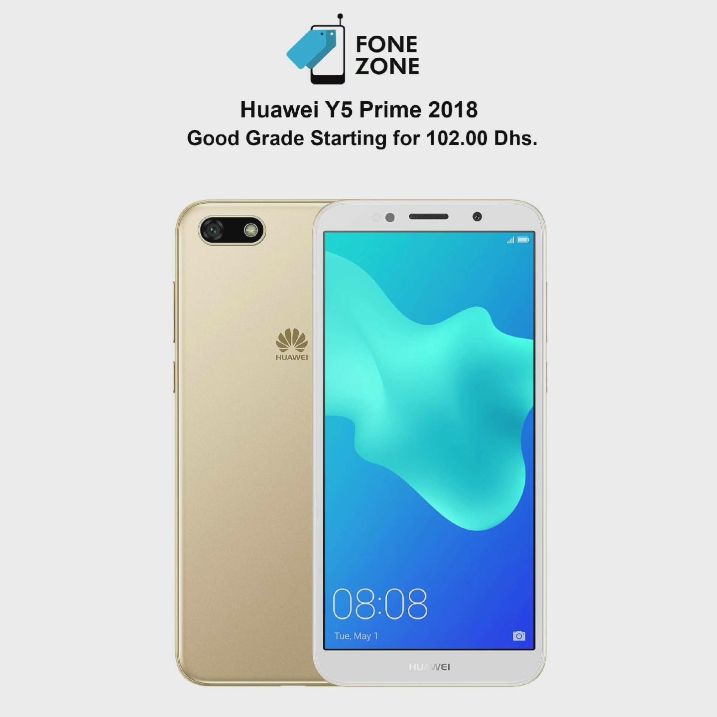 Buy Online refurbished Huawei Y5 Prime 2018 at Lowest Price in Saudi Arabia
