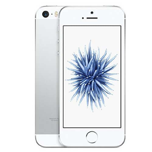 Apple iPhone SE (الجيل الأول) 128GB فضي بحالة جيدة (رسالة تغيير القطعة)