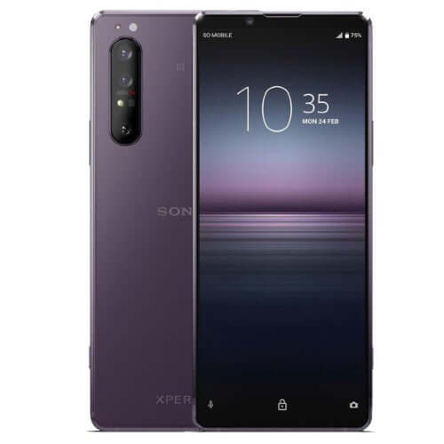 Sony Xperia1 Mark2 128GB 6GB Ram Purple at affordable price