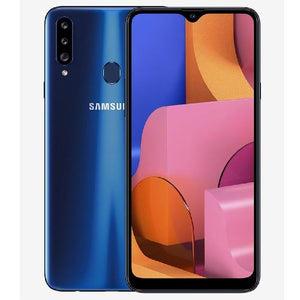 Get Samsung Galaxy A20s Single Sim Blue Phone Online at Fonezone KSA