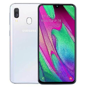 Samsung Galaxy A40 64GB 4GB Ram Dual Sim White Price in KSA at Fonezone.me
