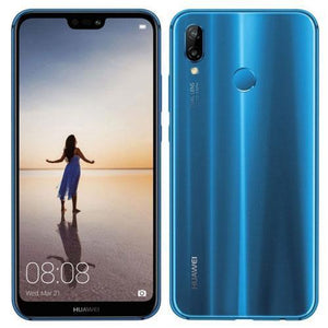 Huawei P20 Lite Dual SIM - 64GB, 4GB RAM, 4G LTE (Blue)