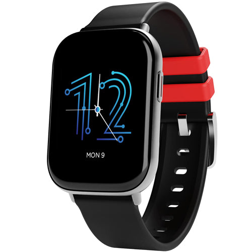 boAt Matrix Smart Watch with 1.65” AMOLED Display, Always On Mode, Slim Premium Design, Heart Rate & SpO2 Monitoring, Health Ecosystem & Multiple Sports Modes, 3ATM & 7 Days Battery Life(Pitch Black) Brand New
