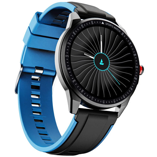 boAt Flash Edition Smart Watch with Activity Tracker, Multiple Sports Modes, 1.3" Screen, 170+ Watch Faces, Sleep Monitor, Gesture, Camera & Music Control, IP68 & 7 Days Battery Life(Galaxy Blue) Brand New