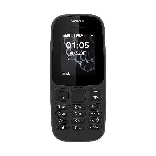 Nokia 105 Dual SIM - 8 MB, 2G - Black Brand New at Best Deal on Fonezone.me