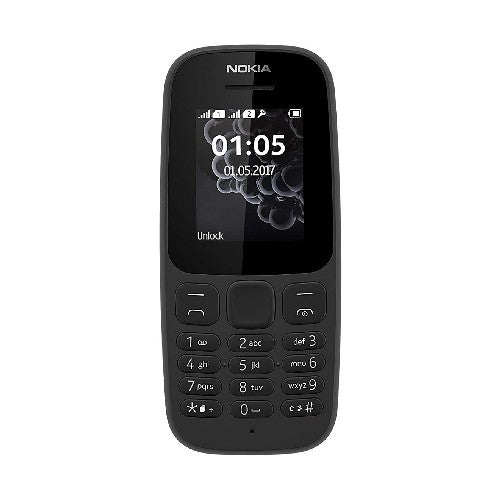 Nokia 105 Dual SIM - 8 MB, 2G - Black Brand New