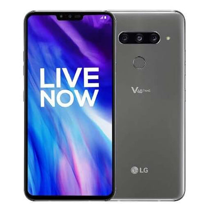 LG V40 ThinQ 64GB, 6GB Ram, New Platinum Gray